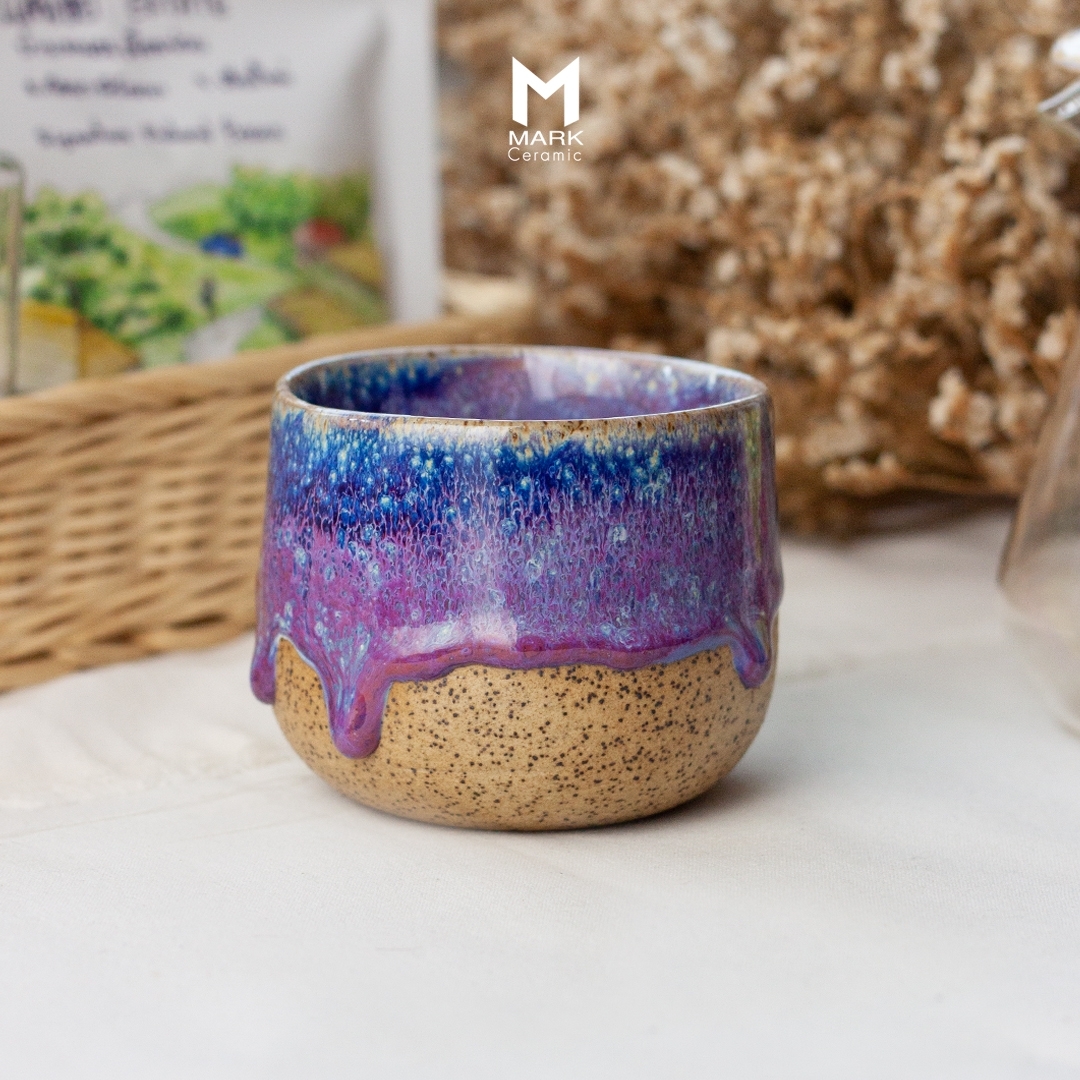 MATCHA CUP ถ้วยชาญี่ปุ่น Japanese tea cup ต้นตำรับญี่ปุ่น ผลิตแบบแฮนเมด โทนสีแห่งโชคลาภและความรุ่งเรือง - Image 3