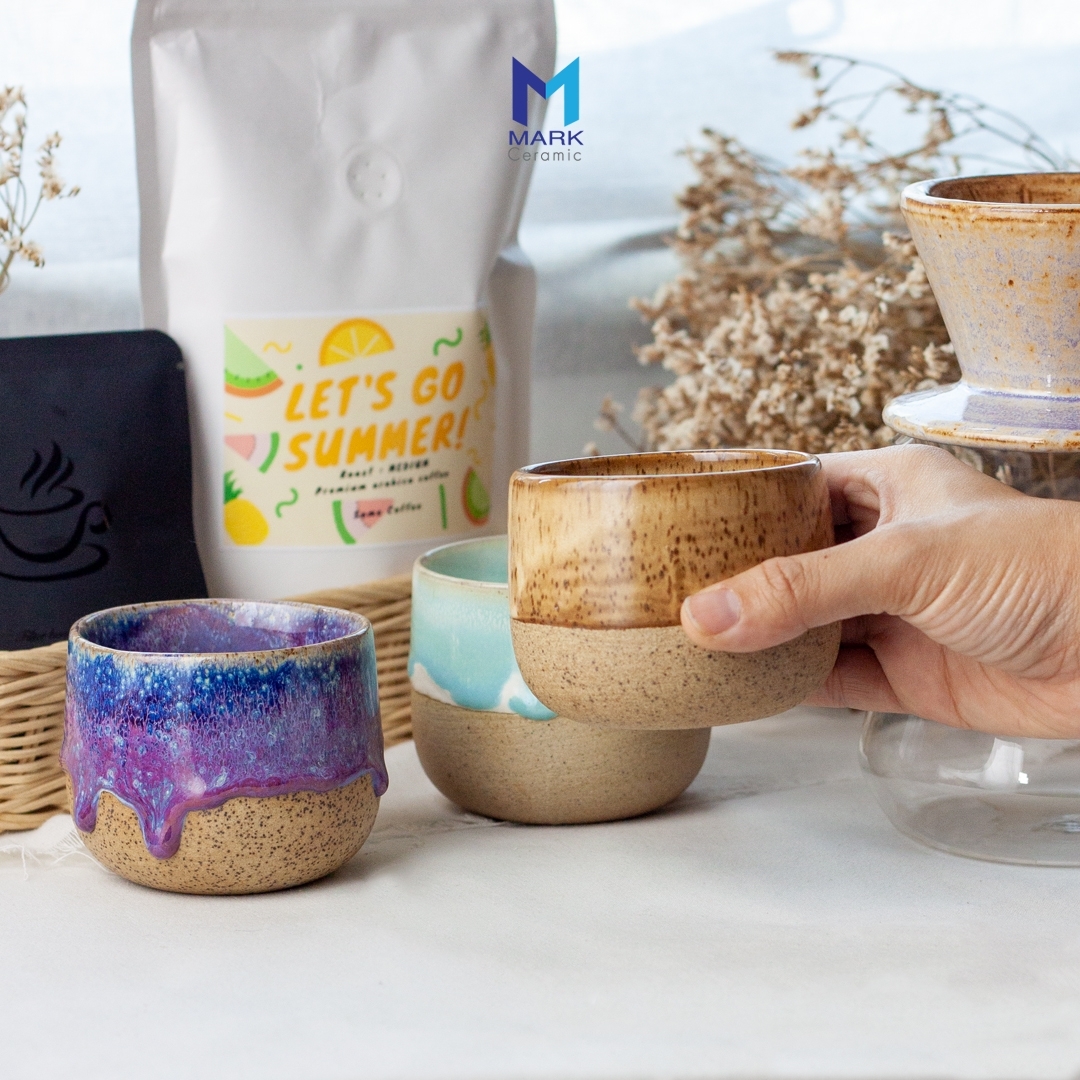 MATCHA CUP ถ้วยชาญี่ปุ่น Japanese tea cup ต้นตำรับญี่ปุ่น ผลิตแบบแฮนเมด โทนสีแห่งโชคลาภและความรุ่งเรือง - Image 6