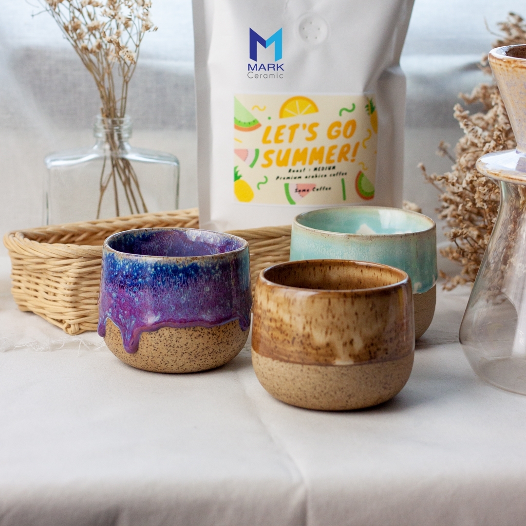 MATCHA CUP ถ้วยชาญี่ปุ่น Japanese tea cup ต้นตำรับญี่ปุ่น ผลิตแบบแฮนเมด โทนสีแห่งโชคลาภและความรุ่งเรือง - Image 5