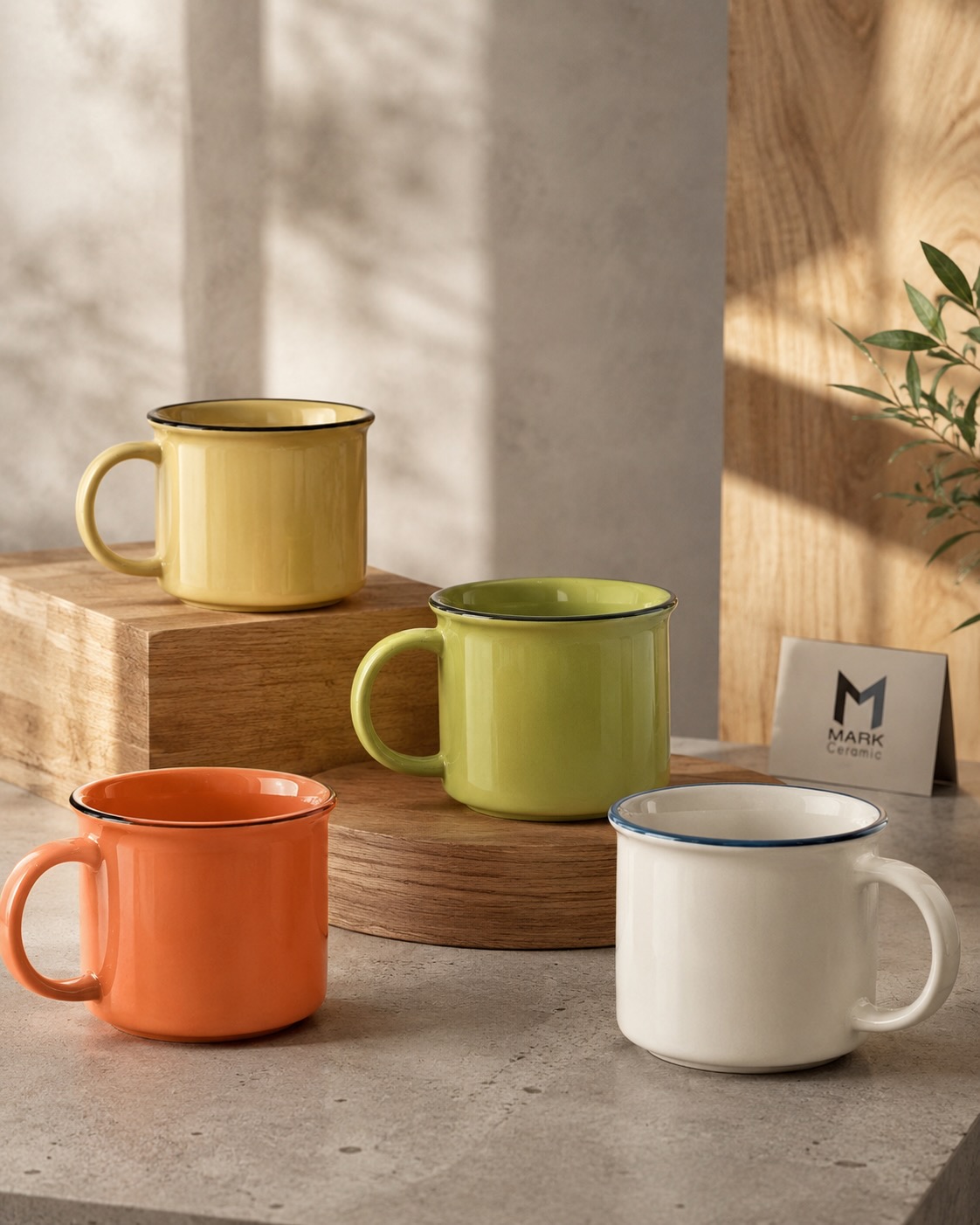 แก้วเซรามิคสไตล์วินเทจ จาก Mark Ceramic