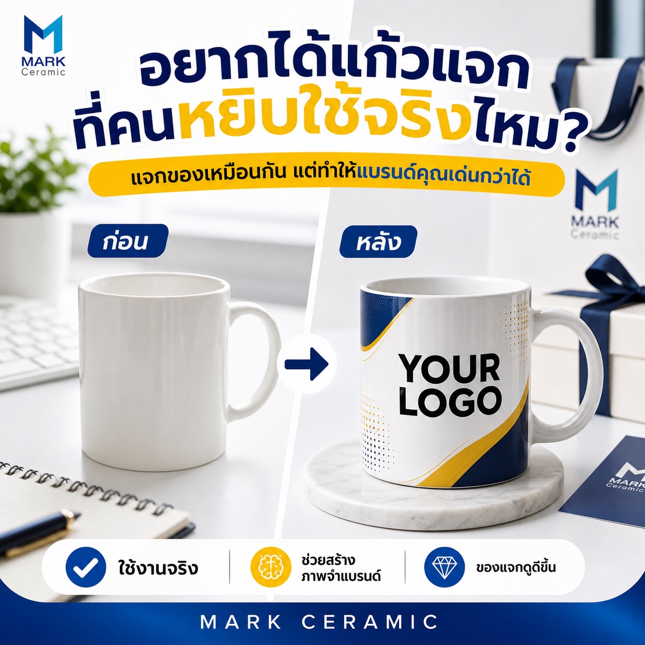 แก้วเซรามิคสกรีนโลโก้ เหมาะกับธุรกิจแบบไหนบ้าง ภาพประกอบที่ 3